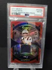 2024 Panini Select - Rookie Swatches Drake Maye #RS-DME Red Prizm (RC)PSA8
