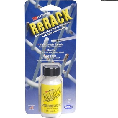ReRack White Dishwasher Rack Repair - Flexible Liquid 1 Fl Oz for Home Use
