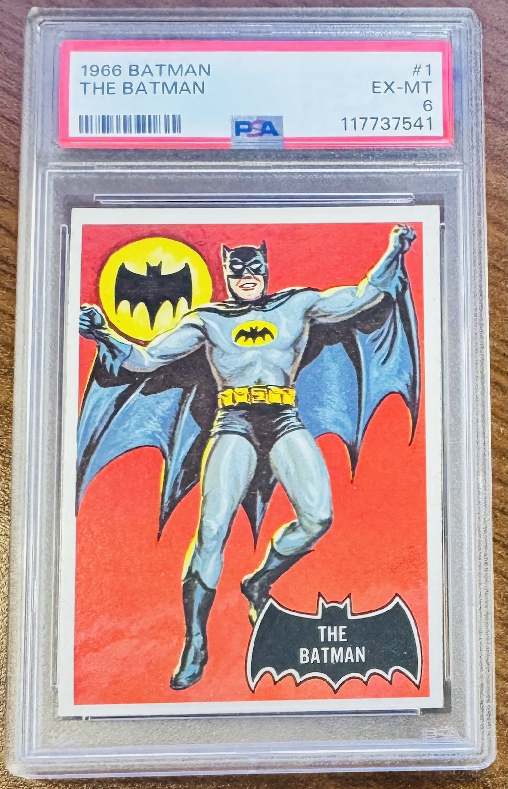 1966 Topps Batman #1 The Batman PSA 6