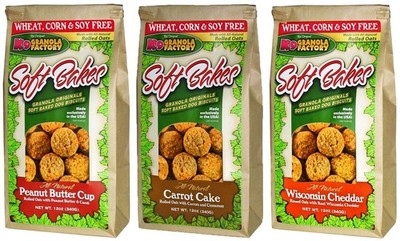 3 Flavor Soft Bakes Dog Treat Variety Pack, 12 Ounces Each of Peanut Butter C...