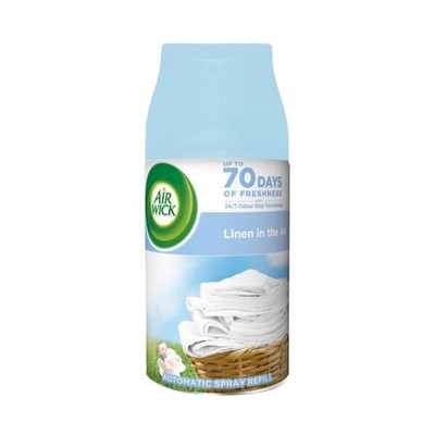 2x Air Wick Room Spray Odor Eliminator Linen In The Air Fresh New Day 250ml