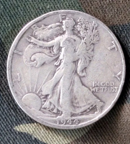 1944-S Liberty Walking Half Dollar Silver 50C Business Strike San Francisco