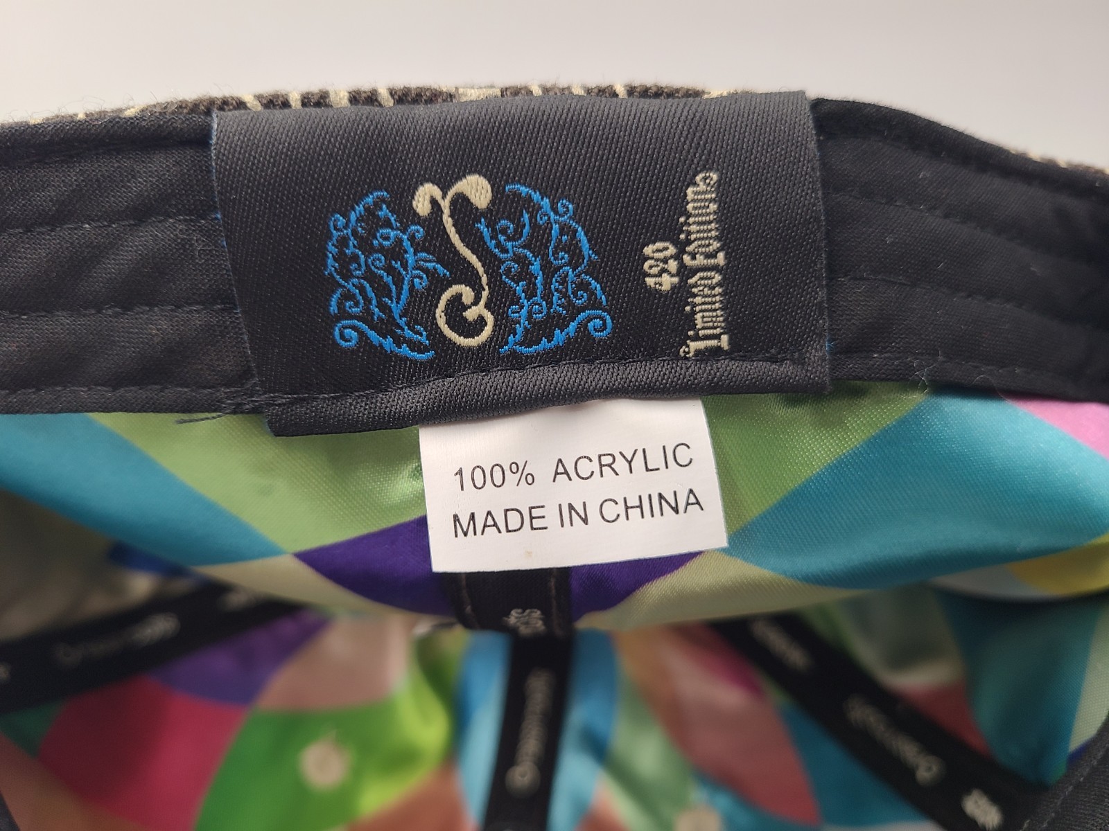 Grassroots California 420 Limited Edition Whoopzip Fitted 7 1/4 Hat Cap Brown