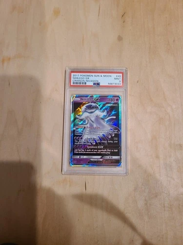 PSA 9 Nihilego GX 49/111 Crimson Invasion Ultra Rare Holo TCG Pokémon Card