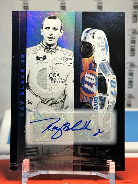 Ray Black, Jr. 2021 Chronicles NASCAR Racing Black Autograph #1 Auto