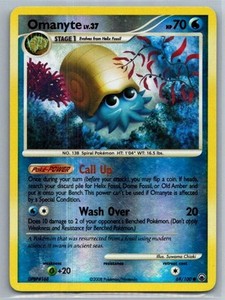 Majestic Dawn #69/100 Omanyte reverse holo