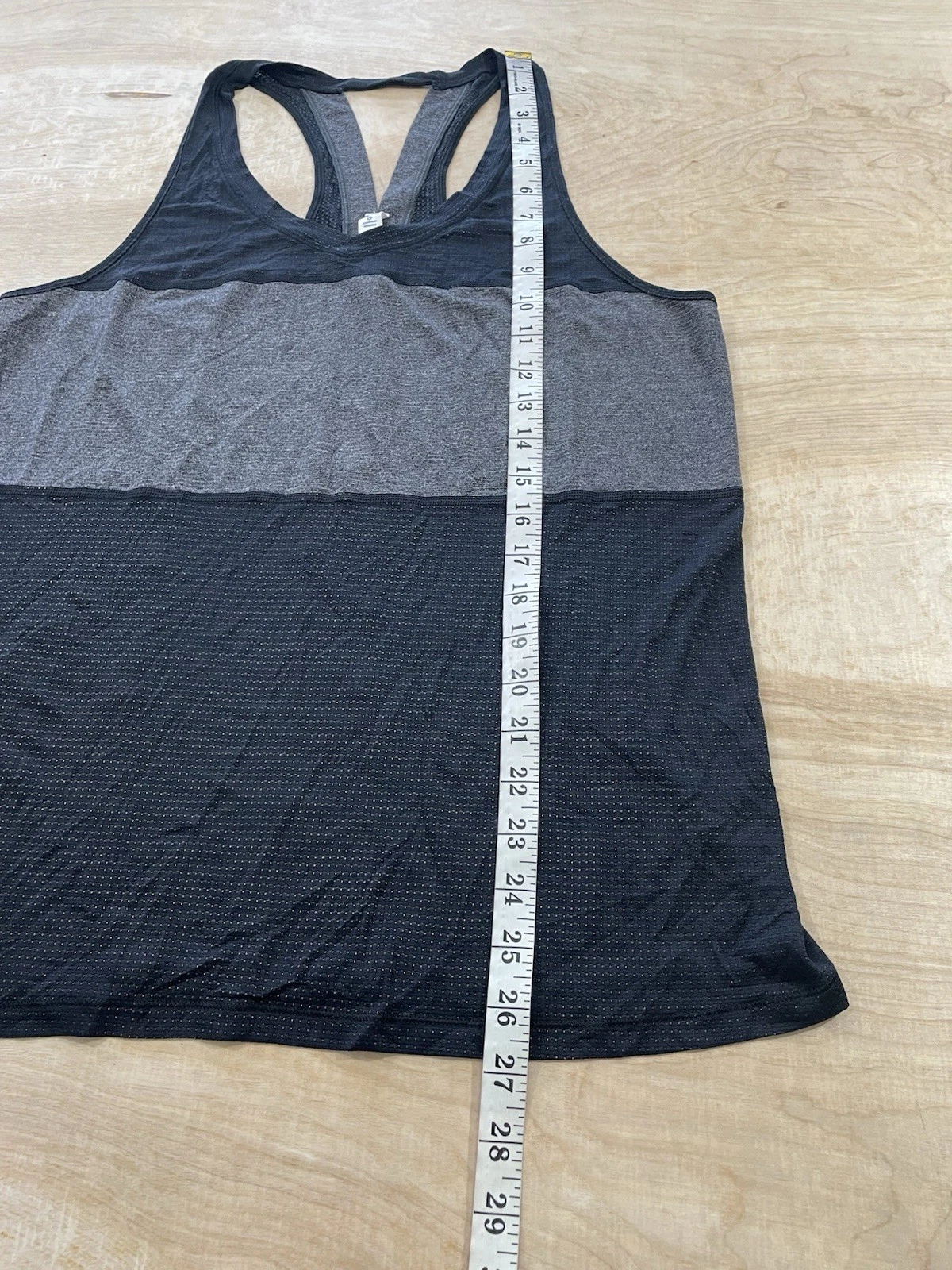 lululemon dark black tank-top