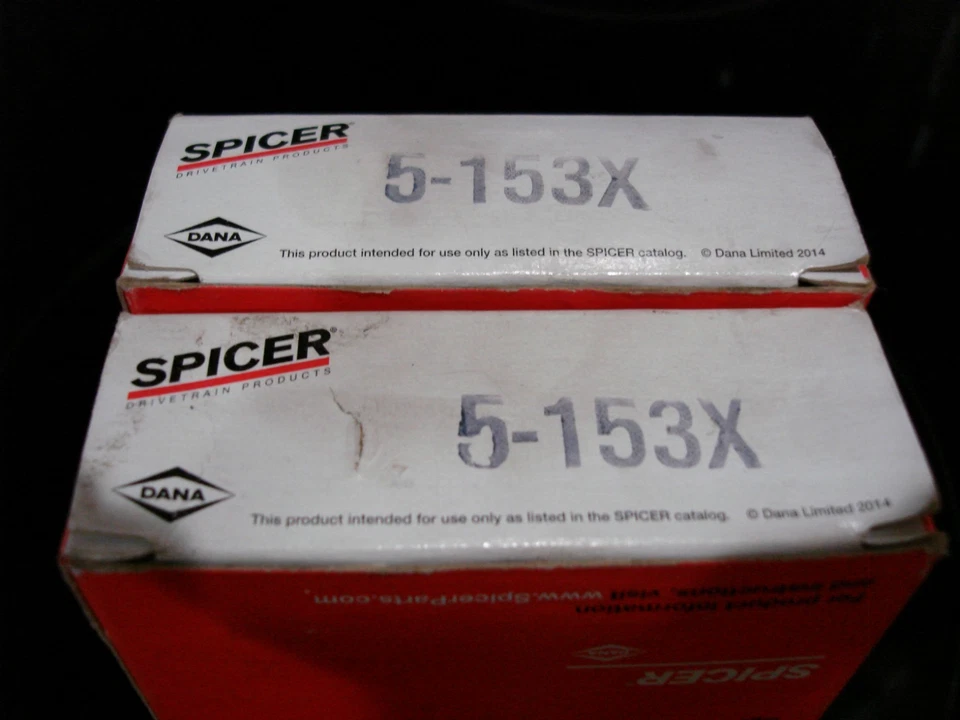 2-JEEP Dana Spicer 5-153x Forjado 1310 U Juntas Hecho en EE. UU. Engrasable 5-153X Foto 2 de 3