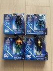 Lot of 4 DC Comics Spin Master 4" Figures NEW Black Adam, Aquaman, Blue Beetle..
