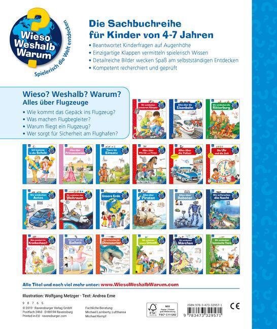 Thumbnail - Wieso? Weshalb? Warum?, Band 20: Alles Über Flugzeuge | Andrea Erne |