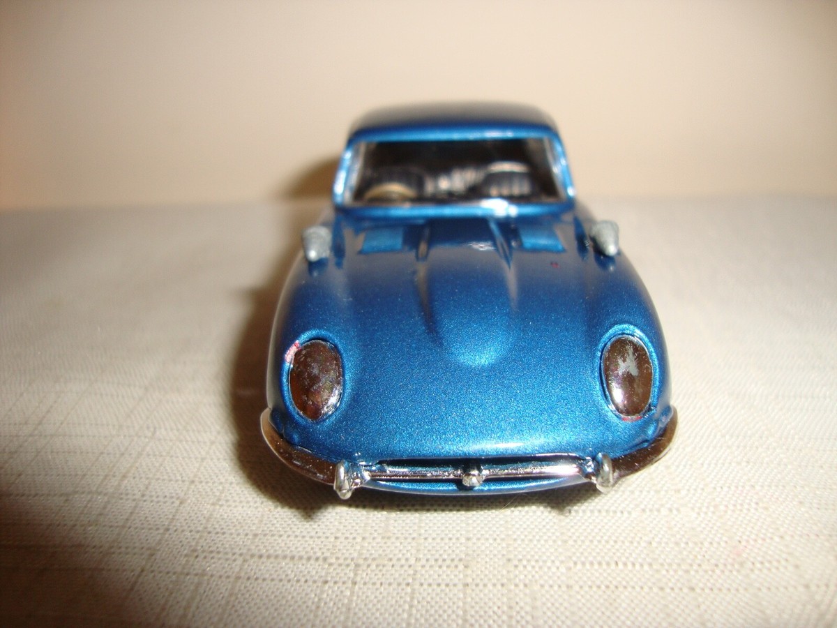 Corgi Toys N°335 Jaguar Type E 4.2L 2+2 Bleu – Miniature Boîte D'origine, Collection Voiture Anglaise