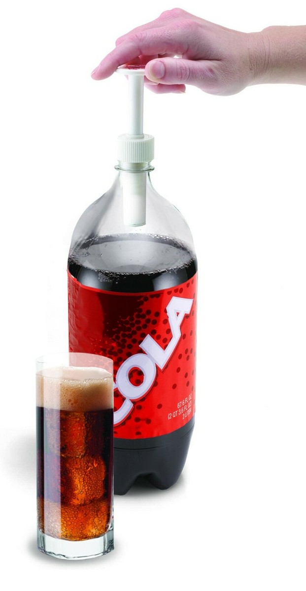 6PK Jokari Soda Fresh Fizz-Keeper Pump Cap Fits Upto 2L Bottle 8cm