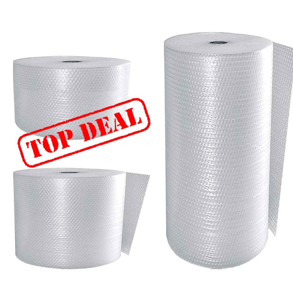 VERPACKING Luftpolsterfolie Rolle 30cm 50cm 100cm 100m Noppenfolie Blasenfolie Polsterfolie