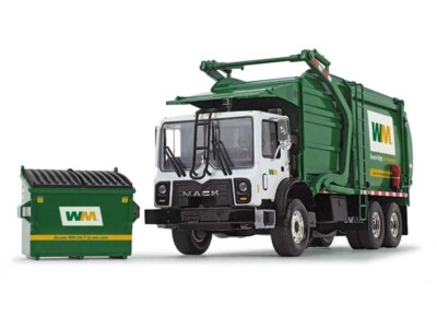 Mack TerraPro w/Wittke Front Load Refuse w/ Bin 1 34 Scale - First