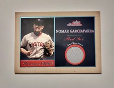 2004 Fleer Showcase Grace Red Sox Nomar Garciaparra Game-Worn Jersey #'d 45/50
