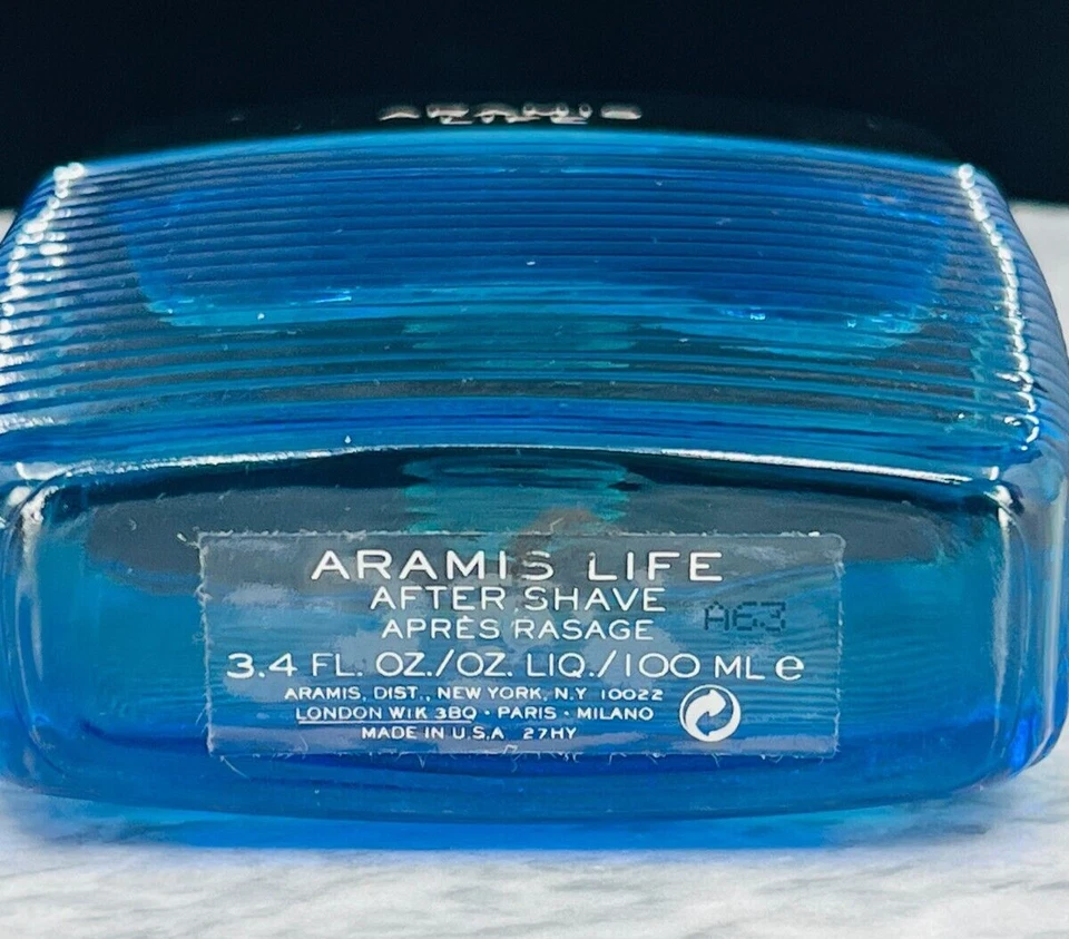 Aramis life After Shave Splash 3,4 oz 100 ml Nuevo con etiquetas *Ver descripción Foto 3 de 4