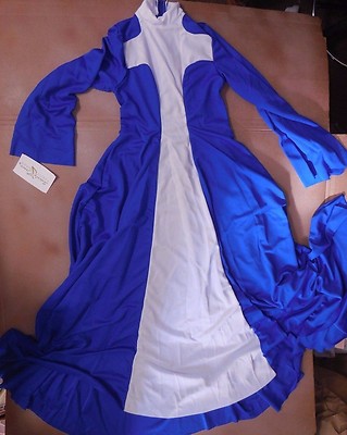 blue praise dance dress Eurotard - Simplicity Praise Dance Dress