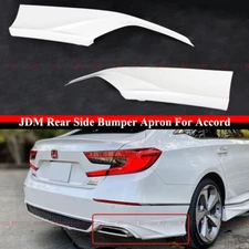 FOR 18-2022 10TH ACCORD YOFER PLATINUM WHITE PEARL REAR BUMPER CORNER APRON SPAT
