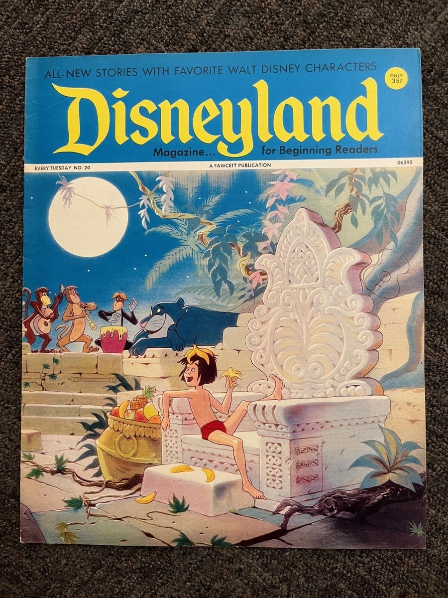 1972 No. 20 DISNEYLAND MAGAZINE Classic Stories Games Comics