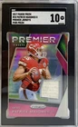 2017 Panini Prizm Patrick Mahomes #24 Premier Jersey Pink Prizm Rookie SGC 10