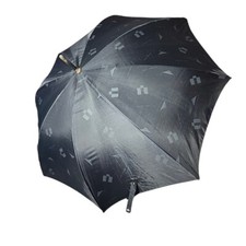 Vintage Fendi Parfums Umbrella Italian Men Parasol Black Designer Perfume