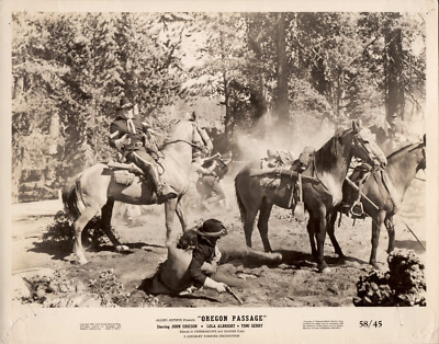 ORIGINAL VINTAGE KINO STILL FOTO FILM OREGON PASSAGE JOHN ERICSON