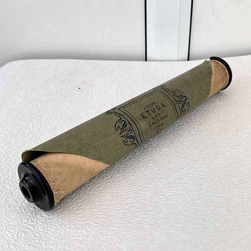Antique Pianola Piano Music Roll X2496 Etude Op. 18 No. 1 Nevin