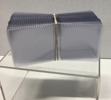 (50) 2x2 Double Pocket Vinyl Coin Flips Storage & Display