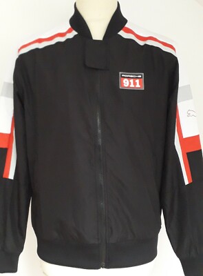 NEU PUMA SCHWARZ PORSCHE 911 GT3R TRACK TOP RENNJACKE HERREN UVP £ 99,99 LIMITIERTE AUFGABE