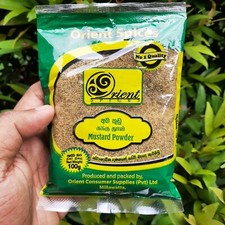 Mustard Powder Dried Grinded Mustard 100g Natural Ceylon Spice Great Taste