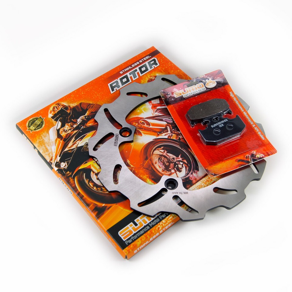 Rear High Performance Brake Disc Rotor + Pads for Suzuki DR650 SE/S ...