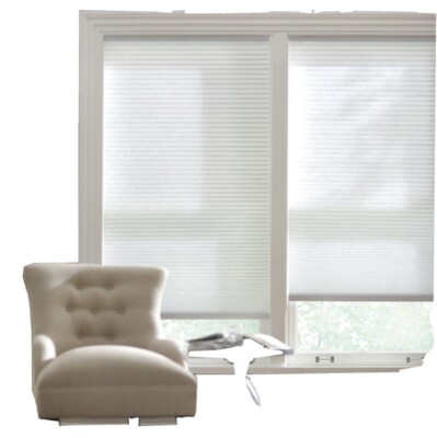 HDC Snow Drift 9/16 Cordless Filtering Cellular Shade 31 1/2   X 48  L