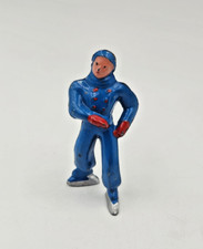Barclay Winter Ice Skater Figure Blue