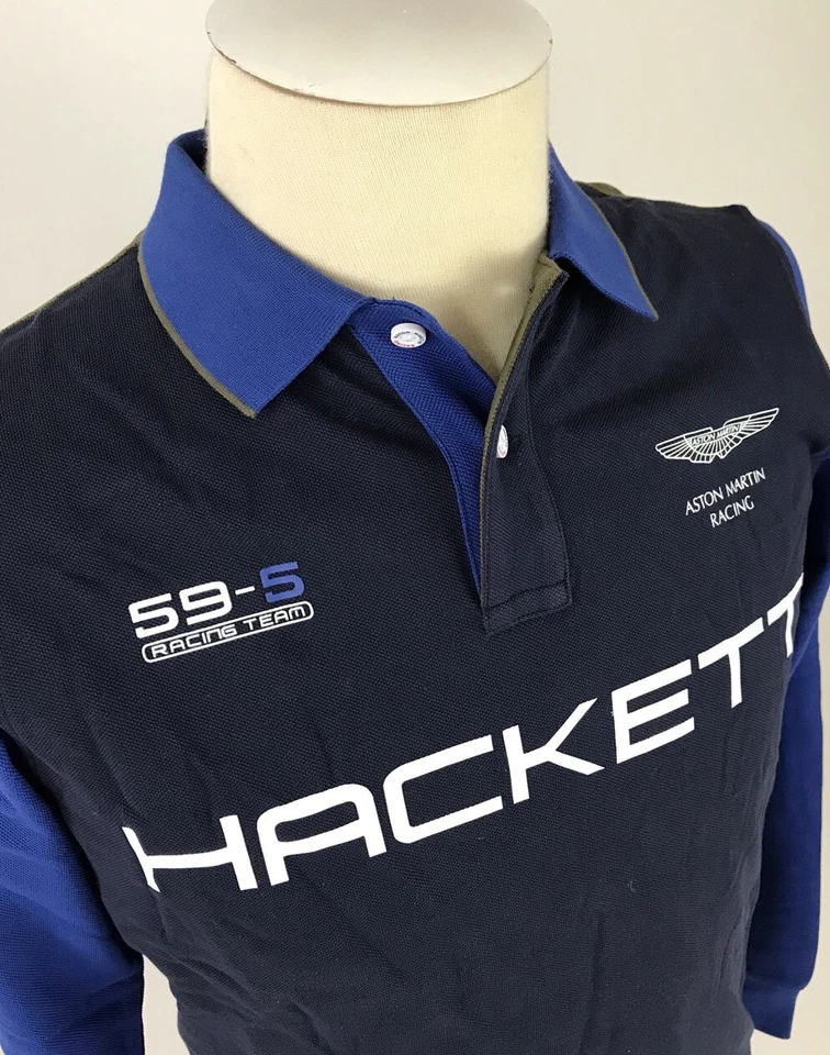 HACKETT ASTON MARTIN POLO KIDS BOYS NIÑO SIZE 15-16 CAMISA CAMICIA CHEMISE NEW. - Imagen 4 de 4