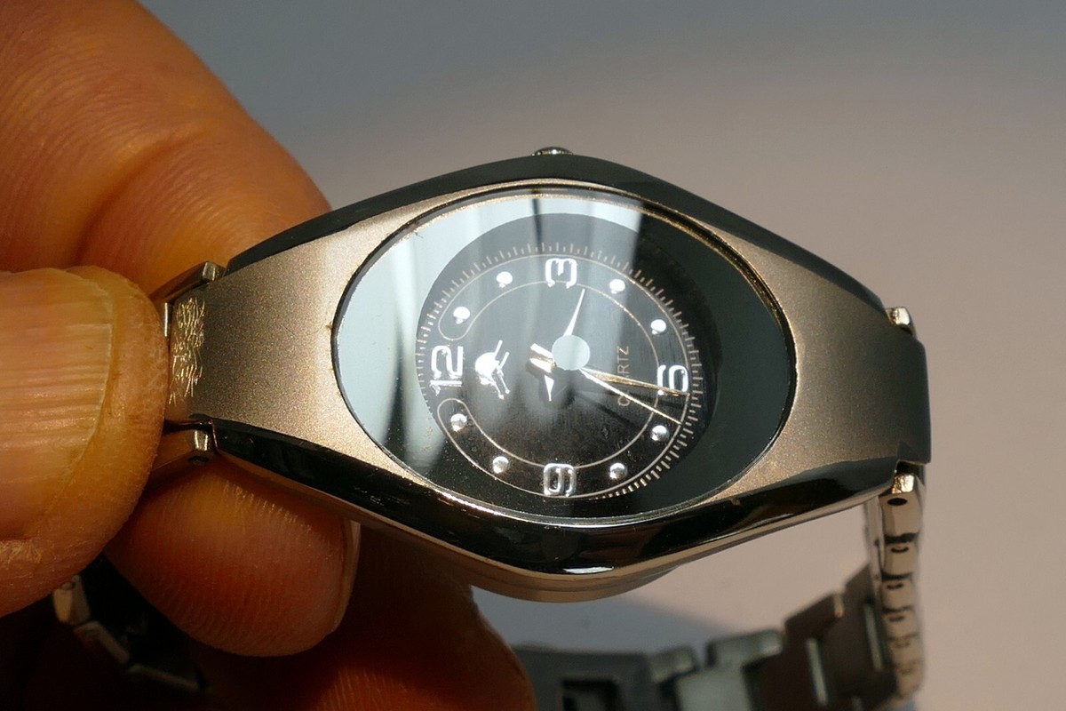 Women Silver Black Adjustable Strap Stainless Steel Arabic Numerals Luxury Watch Peugeot Women main image 2