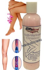 8 Oz VARICOSE SPIDER VEINS CREAM,HORSE CHESTNUT LEGS VESSELS Vein Bruise