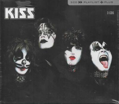 Kiss 3CD Box Playlist + Plus NEU Strutter I was made for lovin you Love gun Hate