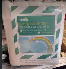 Biloban - Waterproof fitted Crib Mattress Cover - Microfiber (Crib 52" x 28" )