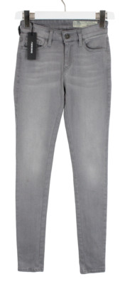 Diesel Slandy Super Slim-Skinny Regular Waist 084HX Jeans Damen W23/L32 Zip