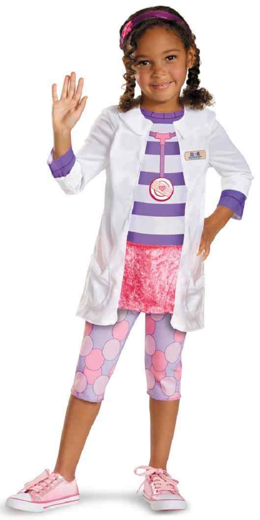 Doc McStuffins Classic Disney Doctor Fancy Dress Halloween Toddler