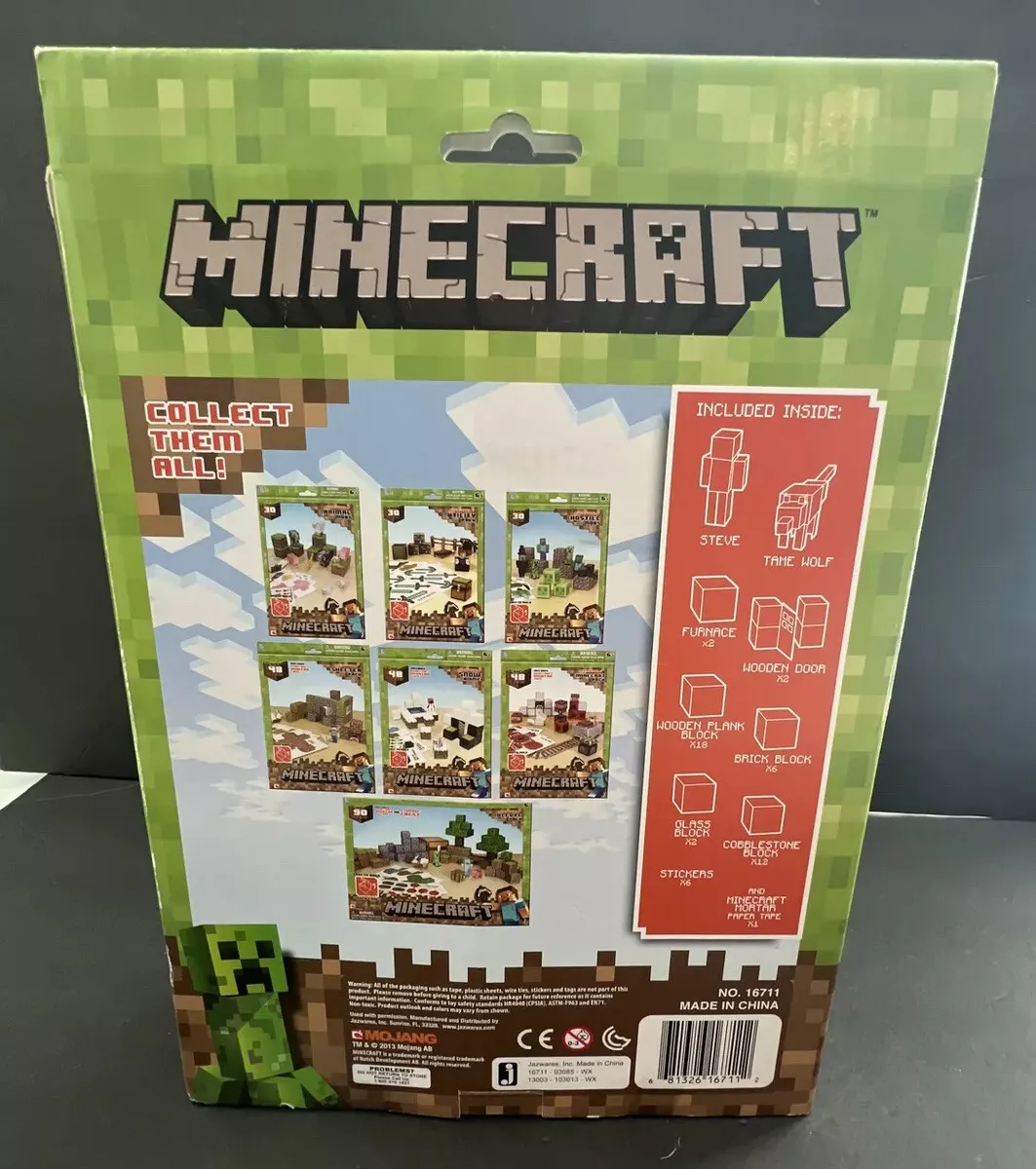 Minecraft Papercraft Overworld Minecraft Pack Build Set