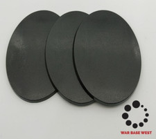 Lot Of 3 105mm x 70mm Oval Bases Used For Warhammer 40k AoS GW Cawl Treelord