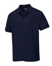 Portwest Navy B210 Naples Polo Shirt Polycotton Medium