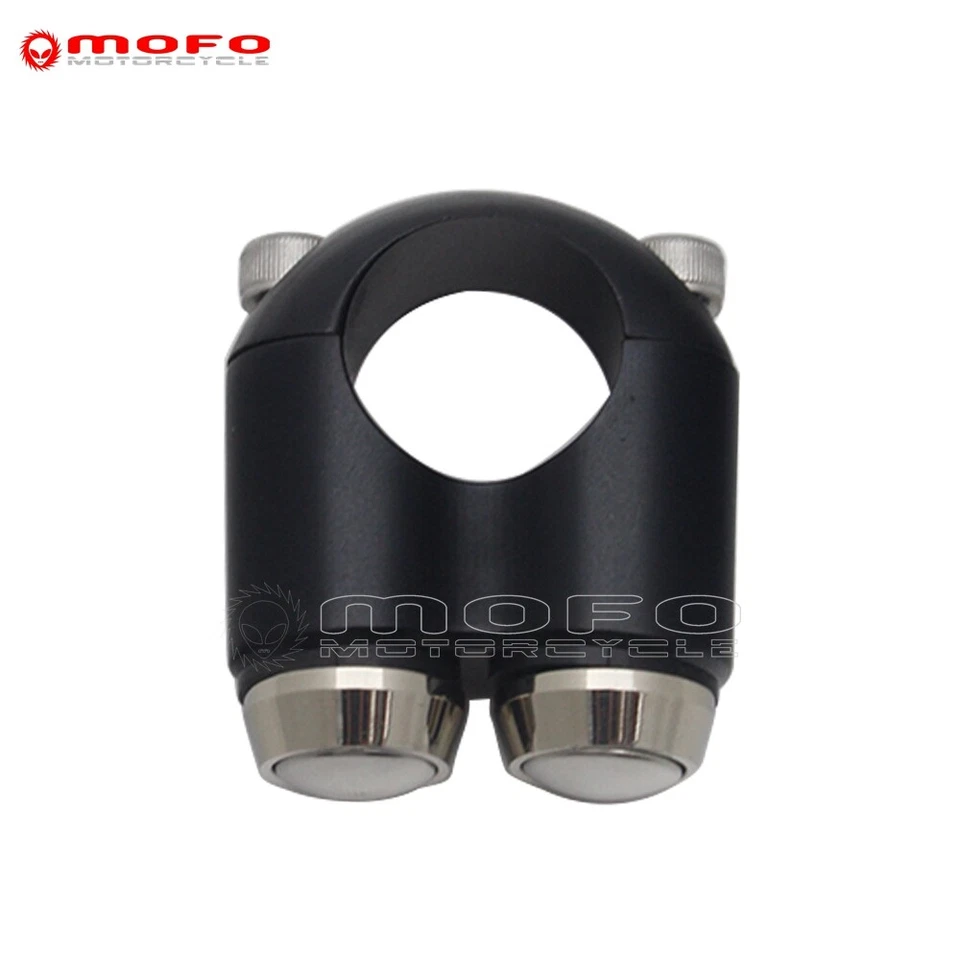 Interruptor de 2 botones botón momentáneo 7/8" manillar interruptor M para Harley Dyna Softail Foto 3 de 4