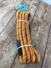 Pet Trends 6 Ft Durable Dog Rope Leash Orange Dogs up to 110 LBS