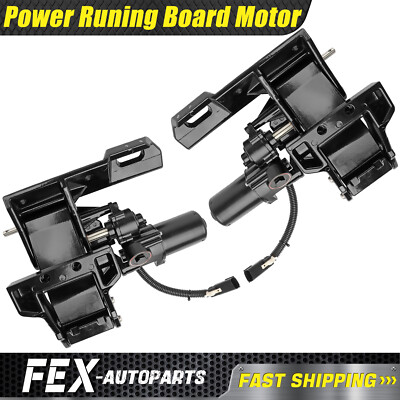 Right + Left Side Power Running Board Motor w/Bracket For Dodge Ram 2500 19-22