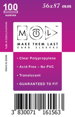 mtl card sleeves Fury Red Dual Matte Sleeves, Katomula Card for MTG, Standard Card Sleeve for MTG, PKM, Flesh & Blood : Toys & Games Machina Arcana Soft Sleeves MTL Sleeves