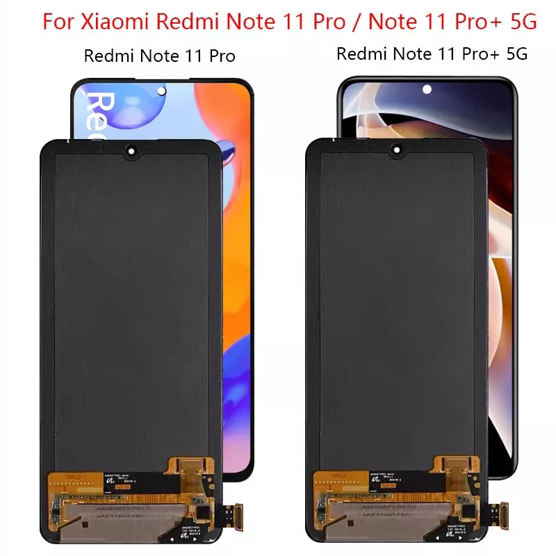 OEM 6.6 For Xiaomi Redmi Note 11T Pro Plus 22041216C LCD Touch Screen  Digitizer