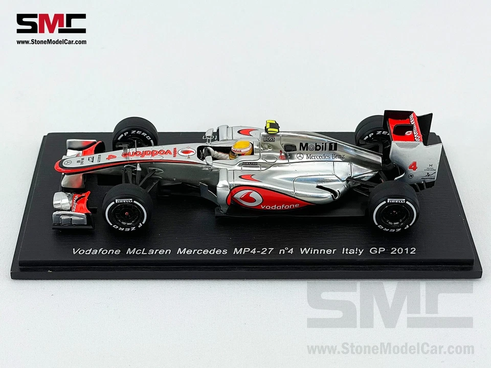 McLaren F1 MP4-27 #4 Lewis Hamilton Italy GP Monza 2012 Winner 1:43 Spark S3047 - Image 2 of 4
