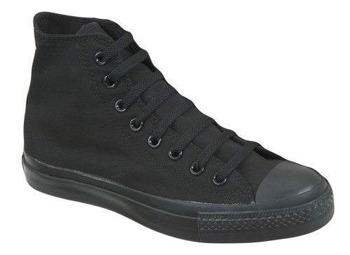Baseball Boots Black Womens Mens Canvas 